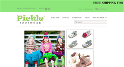 Desktop Screenshot of pickleshoes.com